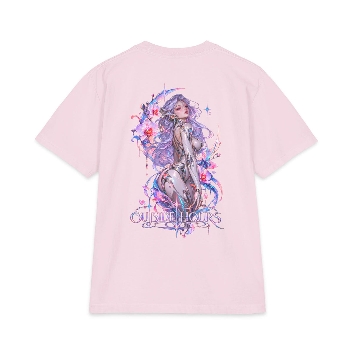 Chrome Orchid — Outside Hours Art Tee — Fantasy Graphic T-Shirt
